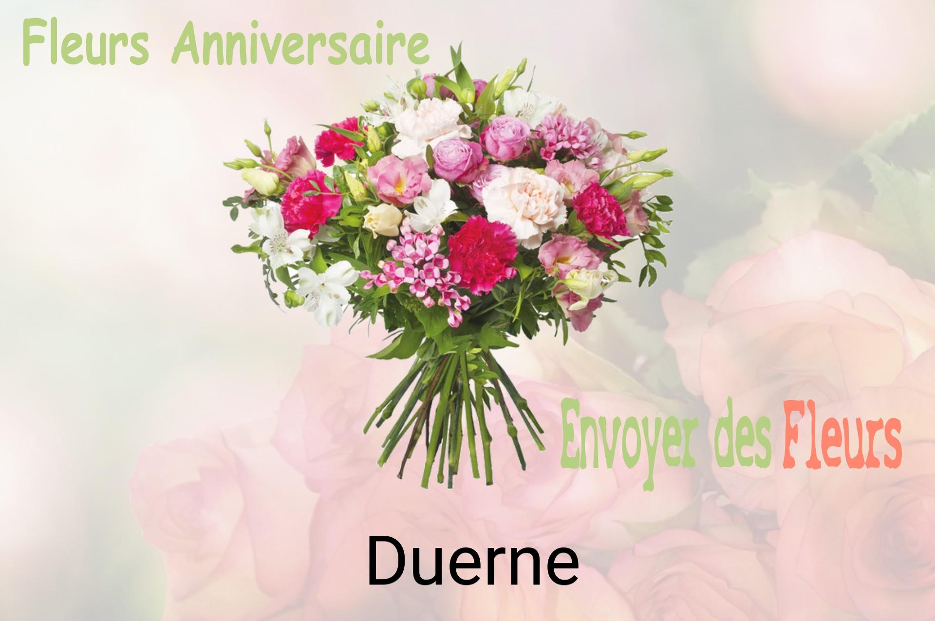 Bouquet de fleurs d’anniversaire livré à Duerne