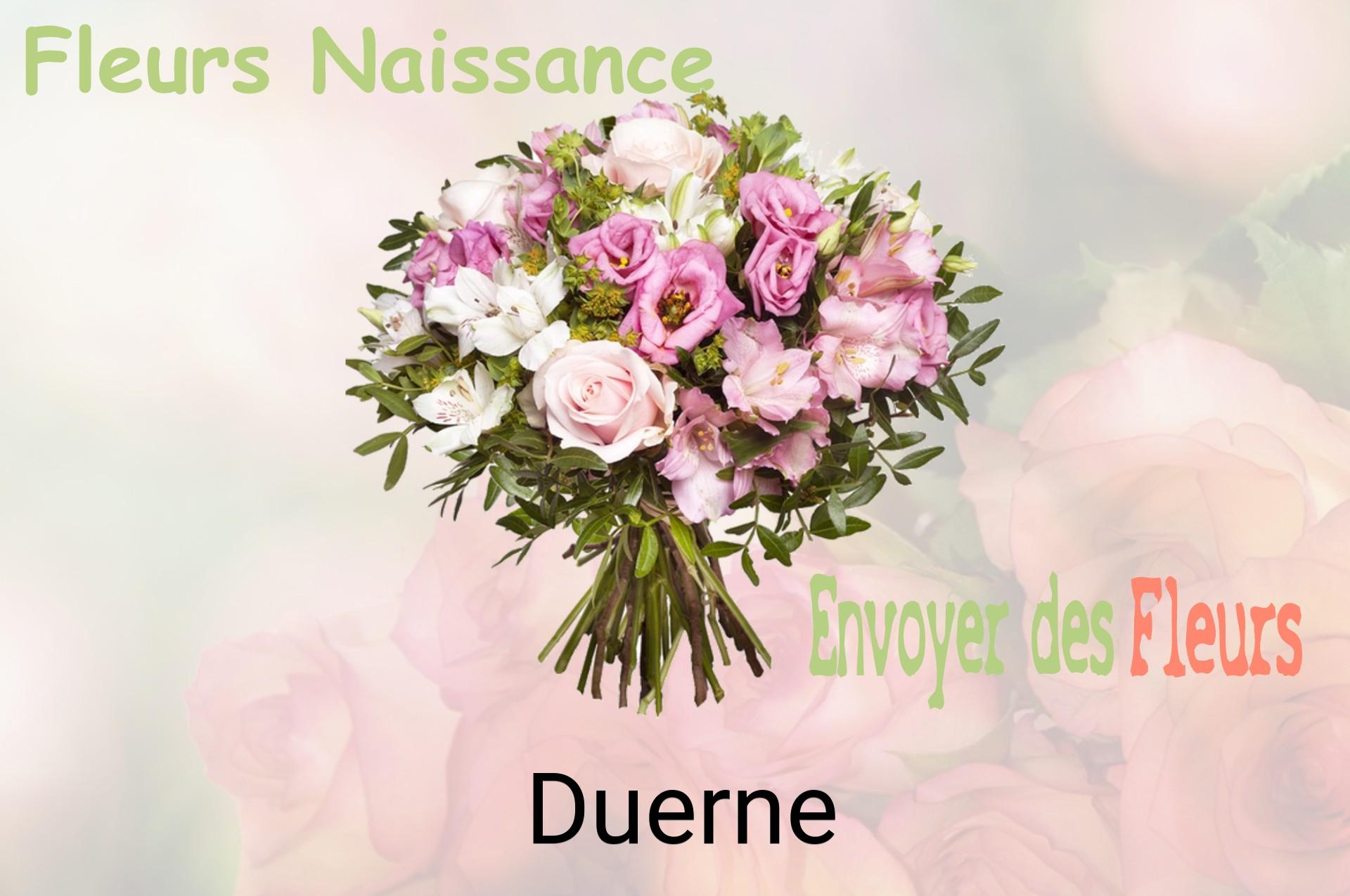 Bouquet de fleurs de naissance livré à Duerne